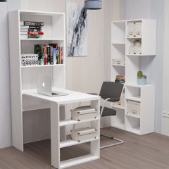Стеллаж Элемент-1 (белый) в Агрызе - agryz.mebel24.online | фото 4