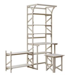 Стеллаж+стол со стойкой Конструктор Арт.СRСт2-1 в Агрызе - agryz.mebel24.online | фото 3