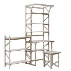 Стеллаж+стол со стойкой Конструктор Арт.СRСт2-1 в Агрызе - agryz.mebel24.online | фото 5