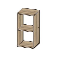 Стеллаж Ярофф №2, двухсекционный в Агрызе - agryz.mebel24.online | фото 2