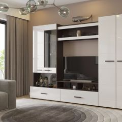 Стенка Ненси Люкс (Эко) в Агрызе - agryz.mebel24.online | фото