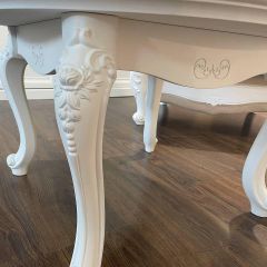 Стол журнальный круглый Мишель (белый матовый) в Агрызе - agryz.mebel24.online | фото 4