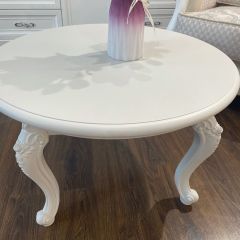 Стол журнальный круглый Мишель (белый матовый) в Агрызе - agryz.mebel24.online | фото 6