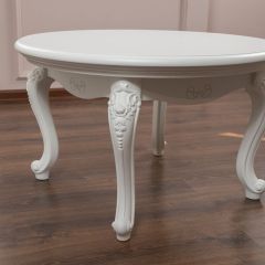 Стол журнальный круглый Мишель (белый матовый) в Агрызе - agryz.mebel24.online | фото 3