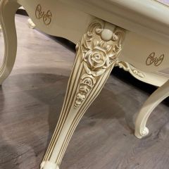 Стол журнальный круглый Мона Лиза (крем) в Агрызе - agryz.mebel24.online | фото 5
