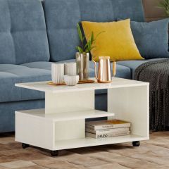 Стол журнальный "Bora-Bora" НМ 011.41 (Белый текстурный) в Агрызе - agryz.mebel24.online | фото 2