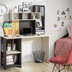 Стол компьютерный Олимп (венге/дуб беленый) в Агрызе - agryz.mebel24.online | фото