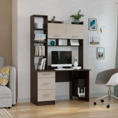Стол компьютерный ПКС-5 Венге/Дуб белфорд в Агрызе - agryz.mebel24.online | фото 1