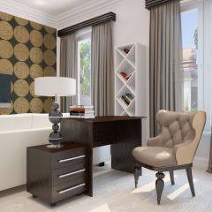Стол письменный + тумба (ЛДСП 1 кат.) в Агрызе - agryz.mebel24.online | фото 2