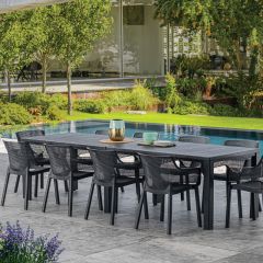 Стол раскладной Джули (Julie Double table 2 configurations) Графит в Агрызе - agryz.mebel24.online | фото 5