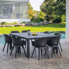 Стол раскладной Джули (Julie Double table 2 configurations) Графит в Агрызе - agryz.mebel24.online | фото 7