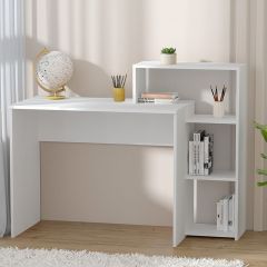 Стол с полкой (ЛДСП белый) в Агрызе - agryz.mebel24.online | фото