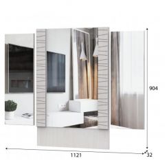 ГАММА 20 Стол туалетный + Зеркало (Серия №4) в Агрызе - agryz.mebel24.online | фото 3