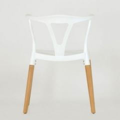 Стул Barneo N-218 Wishbone интерьерный кухонный белый в Агрызе - agryz.mebel24.online | фото 2