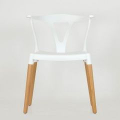 Стул Barneo N-218 Wishbone интерьерный кухонный белый в Агрызе - agryz.mebel24.online | фото 3