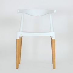 Стул Barneo N-219 Elbow интерьерный кухонный белый в Агрызе - agryz.mebel24.online | фото 3