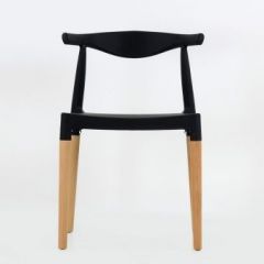 Стул Barneo N-219 Elbow интерьерный кухонный черный в Агрызе - agryz.mebel24.online | фото 2