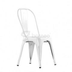 Стул Barneo N-240 Tolix (RAL9003 Белый) в Агрызе - agryz.mebel24.online | фото 1