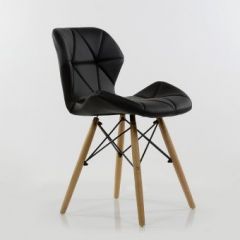 Стул Barneo N-42 Perfecto PU черный в Агрызе - agryz.mebel24.online | фото 2