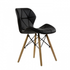Стул Barneo N-42 Perfecto PU черный в Агрызе - agryz.mebel24.online | фото 1