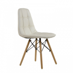 Стул Barneo N-43 Pulsante PU белый в Агрызе - agryz.mebel24.online | фото 1