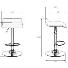 Стул барный DOBRIN TOMMY LM-3013 (серый) в Агрызе - agryz.mebel24.online | фото