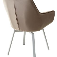 Стул MAVERICK 360 град. поворот. BLUVEL-40 BEIGE/ белый каркас, М-City в Агрызе - agryz.mebel24.online | фото 9