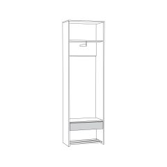 Трувор Шкаф для одежды 13.328.02 в Агрызе - agryz.mebel24.online | фото 2