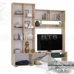 ФЛАЙ Центральная секция ЦС-01 (дуб сонома/белый) в Агрызе - agryz.mebel24.online | фото 4