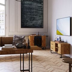 Тумба под ТВ ЛОФТ в Агрызе - agryz.mebel24.online | фото 2