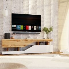 Тумба под ТВ НКМ Дубай секция №4 в Агрызе - agryz.mebel24.online | фото 3