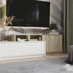 Тумба под ТВ (с выступом) НКМ Эдем-1 в Агрызе - agryz.mebel24.online | фото 3