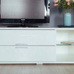 Тумба под ТВ Тиффани М03 (Белый) в Агрызе - agryz.mebel24.online | фото 4