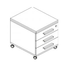 Тумба подкатная "Лауреат" Л.Т-1 в Агрызе - agryz.mebel24.online | фото 2