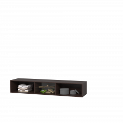 Тумба Подвесная 2 (белый/белый /белый лакобель) в Агрызе - agryz.mebel24.online | фото 3