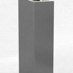 Угловое соединение для цоколя 135 гр. h100 мм (Алюминий, Белый, Черный, Сонома) в Агрызе - agryz.mebel24.online | фото