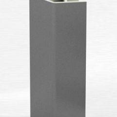 Угловое соединение для цоколя 135 гр. h150 мм (Алюминий, Белый, Черный, Сономаый) в Агрызе - agryz.mebel24.online | фото 1