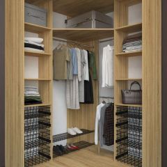 Угловой шкаф-купе Лофт (Дуб Сонома) в Агрызе - agryz.mebel24.online | фото 2