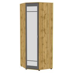 Угловой шкаф с зеркалом "Алиса (H6_M)" ручка скоба в Агрызе - agryz.mebel24.online | фото 19