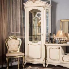 Витрина одностворчатая Мона Лиза (крем) в Агрызе - agryz.mebel24.online | фото
