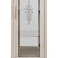 Витрина одностворчатая Мокко (бежевый) в Агрызе - agryz.mebel24.online | фото 2