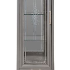 Витрина одностворчатая Мокко (серый камень) в Агрызе - agryz.mebel24.online | фото 2