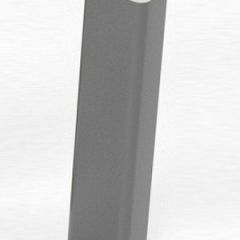 Торцевая заглушка  для цоколя h100 мм (Алюминий, Белый, Черный, Сонома) в Агрызе - agryz.mebel24.online | фото 1