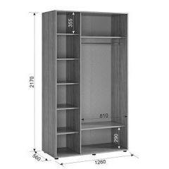 ЗАРА Шкаф 3-х створчатый 2 в Агрызе - agryz.mebel24.online | фото 2