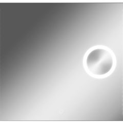 Зеркало Cosmo 100 alum (линза) с подсветкой Sansa (SCL1026Z) в Агрызе - agryz.mebel24.online | фото