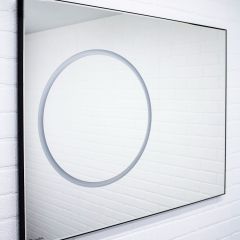 Зеркало Eclipse 120 black с подсветкой Sansa (SE1033Z) в Агрызе - agryz.mebel24.online | фото 2