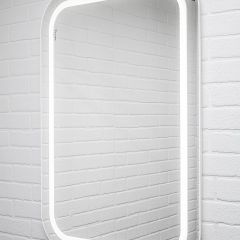 Зеркало Elis 100 white с подсветкой Sansa (SEe1045Z) в Агрызе - agryz.mebel24.online | фото 3