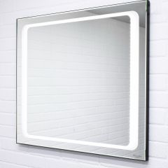 Зеркало Galaxy 120 black с подсветкой Sansa (SG1058Z) в Агрызе - agryz.mebel24.online | фото 2