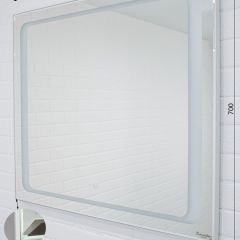 Зеркало Galaxy 80 alum с подсветкой Sansa (SG1006Z) в Агрызе - agryz.mebel24.online | фото 3
