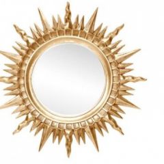 Зеркало круглое золото (1810(1) в Агрызе - agryz.mebel24.online | фото 1
